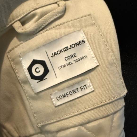 Men’s Jack & Jones Tan Lightweight Shirt Jacket - Picture 4 of 7